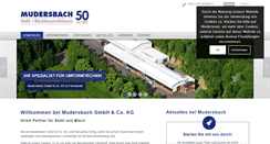 Desktop Screenshot of mudersbach.com